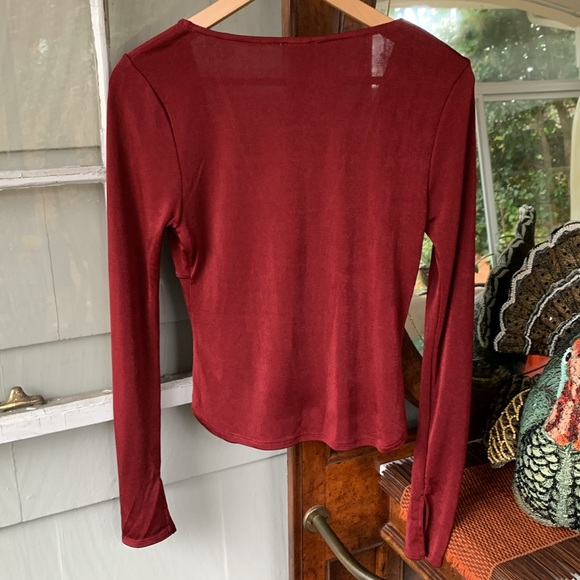 Free People NWOT ‘Sleek Essentials Layering Top’ in Very Berry - Picture 5 of 6